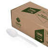 Comfy Package Plastic Spoons Disposable Cutlery Teaspoon Set, 1000-Pack